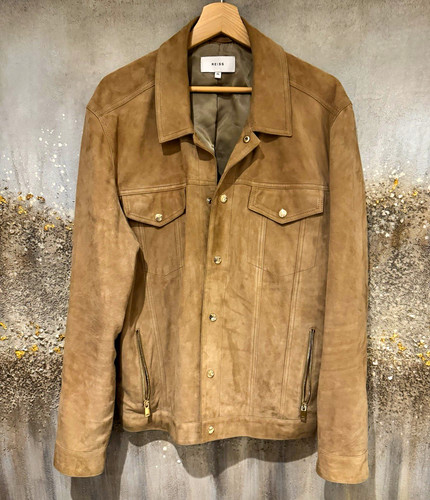 Reiss harun suede leather - reiss,