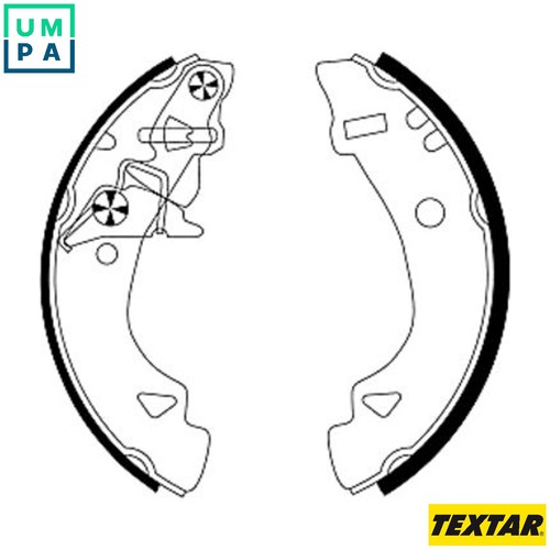 Brake shoe set 91048400 - shoe, for