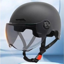 Open Face Scooter Motorbike Motorcycle Scooter Bike Helmet Sun Visor