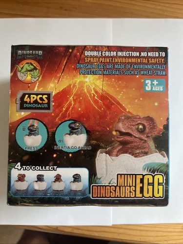 Mini dinosaur eggs pack - of, 4.