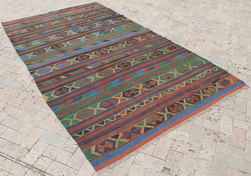 Caucasian rug x113 - rug, hand