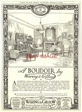 Advert for WARING & GILLOW a