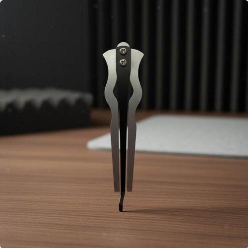 Silver mouth harp - silver, metal