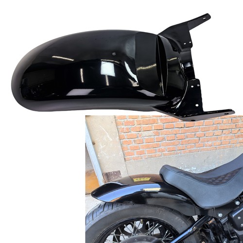 Black rear fender guard - black,