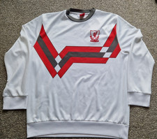 LIVERPOOL 1989/1990-2016 OFFICIAL REMAKE FOOTBALL SWEATER MEN’S XL TRAINING