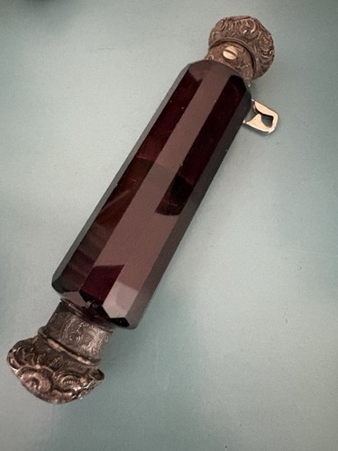 Antique double ended - double, amethyst
