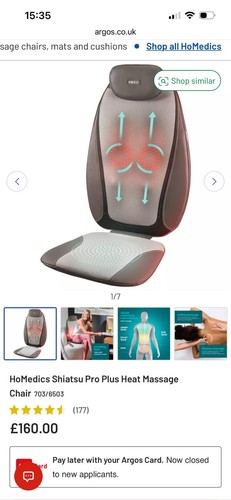 Homedics shiatsu max heated - homedics,