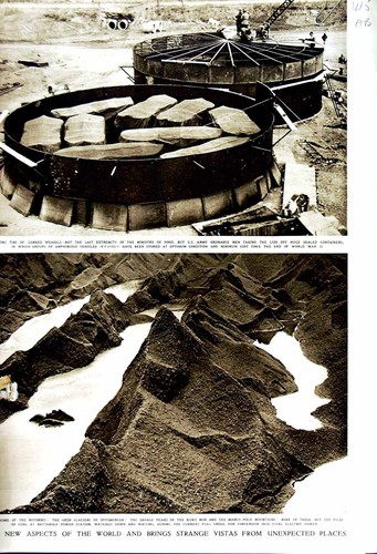 Old vintage print 1951 - 1951, peaks