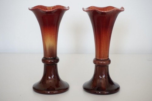 Pair antique bretby - pair, art