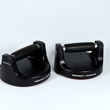 Original Perfect Pushup Body Rev Rotating Handles, Black, At Home Gym Pushup