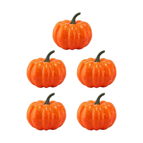 5pcs fake pumpkins model - fake,