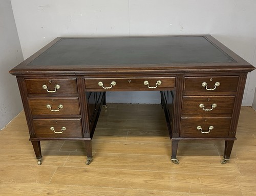 Edwardian mahogany partners
