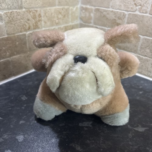 Vintage plush bulldog - vintage,