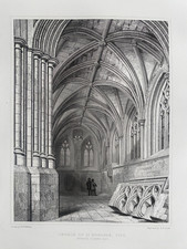 1848 Antique Print; Church of