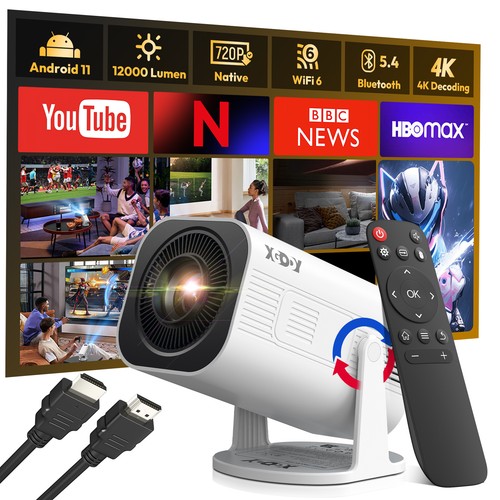 Xgody android projector - 4k,