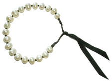 Real white frw Pearls black