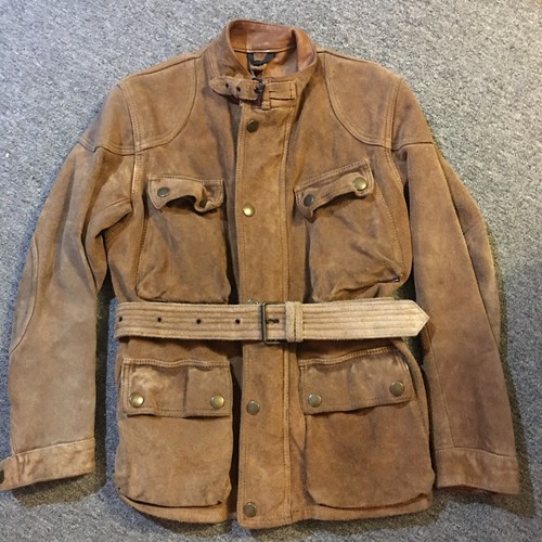 Vintage belstaff heavy suede - vintage,