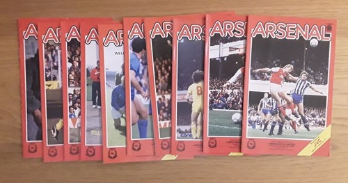 Arsenal 1985 selection of - arsenal,