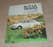 Rover 2000 Brochure 1967 -