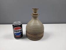 Broadstairs Pottery DV Stoneware Studio Pottery Decanter - GC - 21 cm Tall