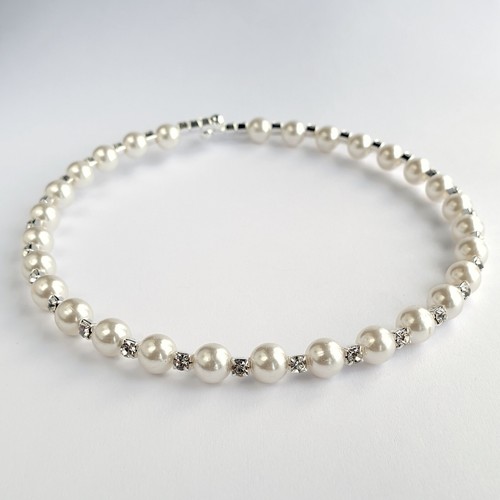 Pearl crystal bridal - pearl,
