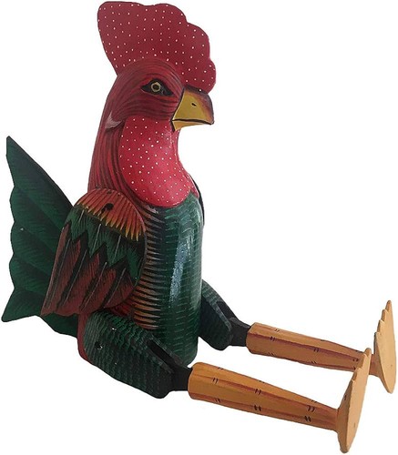 Wooden rooster chicken - wooden,