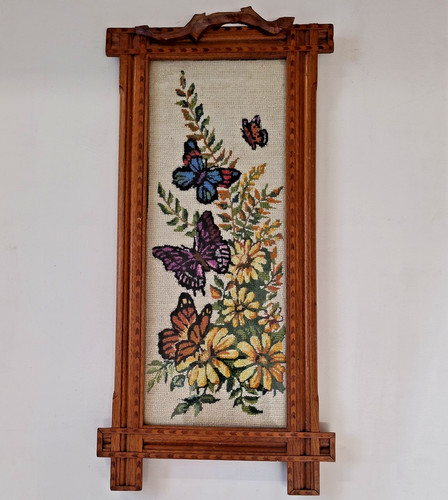 Vintage beautiful wooden frame - vintage,