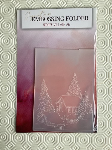 Signature embossing folder - signature,