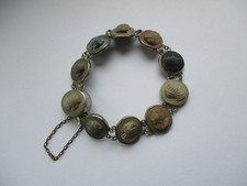 Victorian lava cameo bracelet