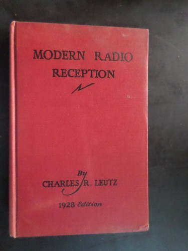 Antique book 1928 modern - modern, radio