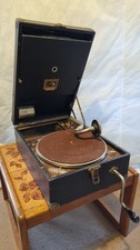 HMV 101 Portable Gramaphone 1920's Front Winding For Restoration