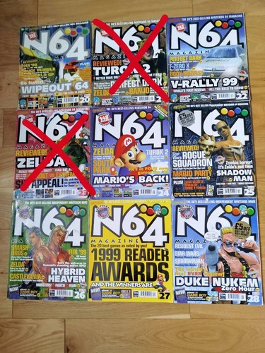 N64 magazine job lot - n64,