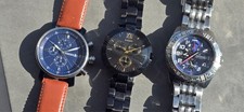 Watch collection of 3, fossil