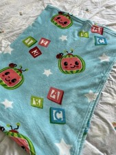 Kids 3D Cocomelon Fleece Blanket Comfort Sofa Bed Throw Rug Bedspread Flannel