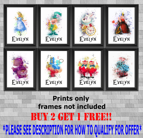 Personalised disney alice - personalised,