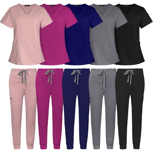 Women stretch jogger scrub set - jogger,