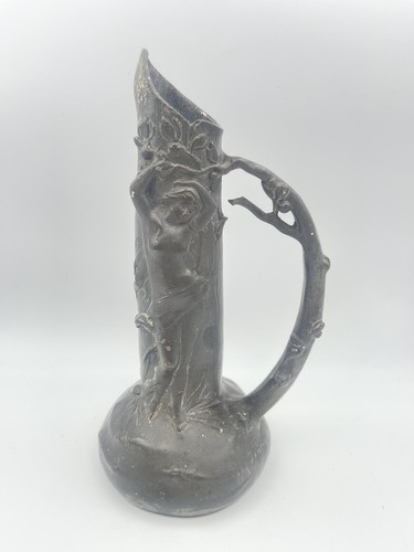 Art nouveau pitcher tin - nouveau, &