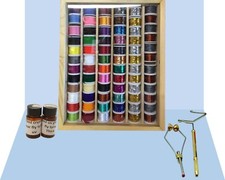 Fly Tying Set of 72 Spools