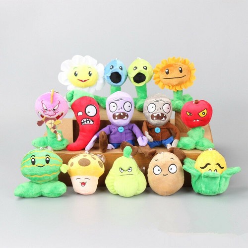 14pcs plants zombies plush - 14pcs,