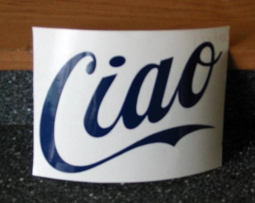 Ciao car stickers ideal for - car,