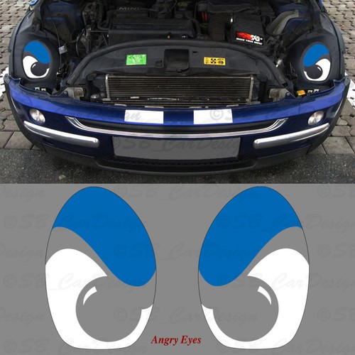 Cool angry eyes sticker decal - angry,