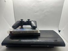 Sony PlayStation 3 Super Slim 500GB Console 20 Games Installed Controller 2 Game
