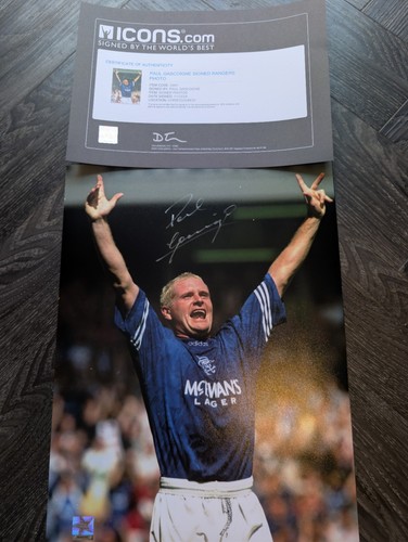 Paul gascoigne signed rangers - gascoigne,