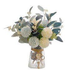 Artificial Flowers with Vase