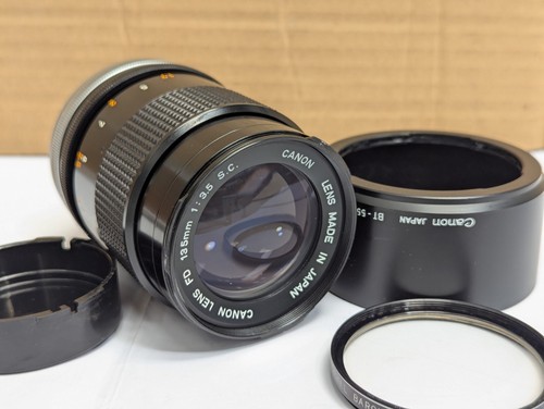 Old vintage canon 135mm - vintage,