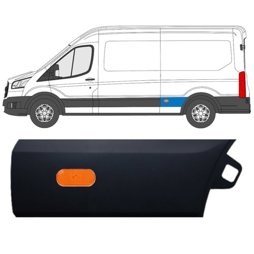 Rear wing side trim for - , ford