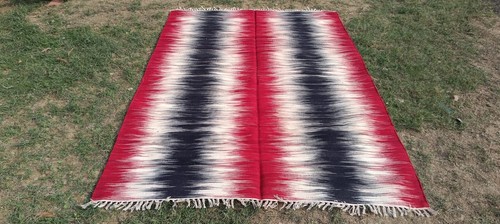 Handwoven navajo kilim wool - handwoven,