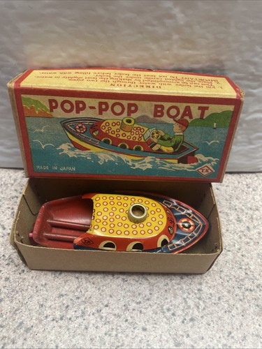 Vintage pop boat - pop,