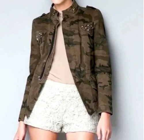 Zara basic camouflage jacket - camouflage,
