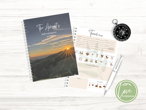 Personalised travel journal - personalised,